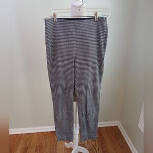 2/$15 Loft Houndstooth High Waist Curvy Skinny Pants